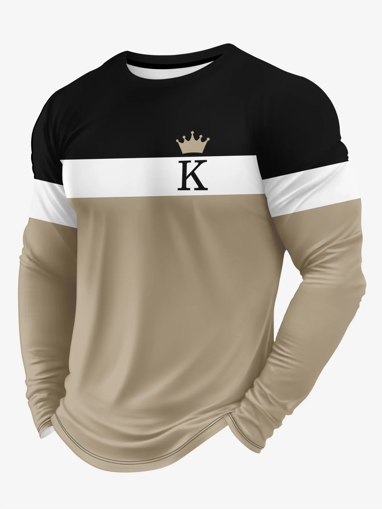 

Men's 3D Printed Long-sleeved T-shirt Casual Sportswear Casual Streetwear Top Travel and Vacation Simple Sportswear Harajuku