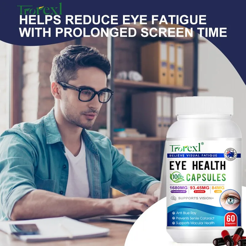 Eye Supplements for Clear Vision,Eyesight improvement,Lutein Extract for Eye Strain, Dry Eyes, and Vision Relieve Fatigue health