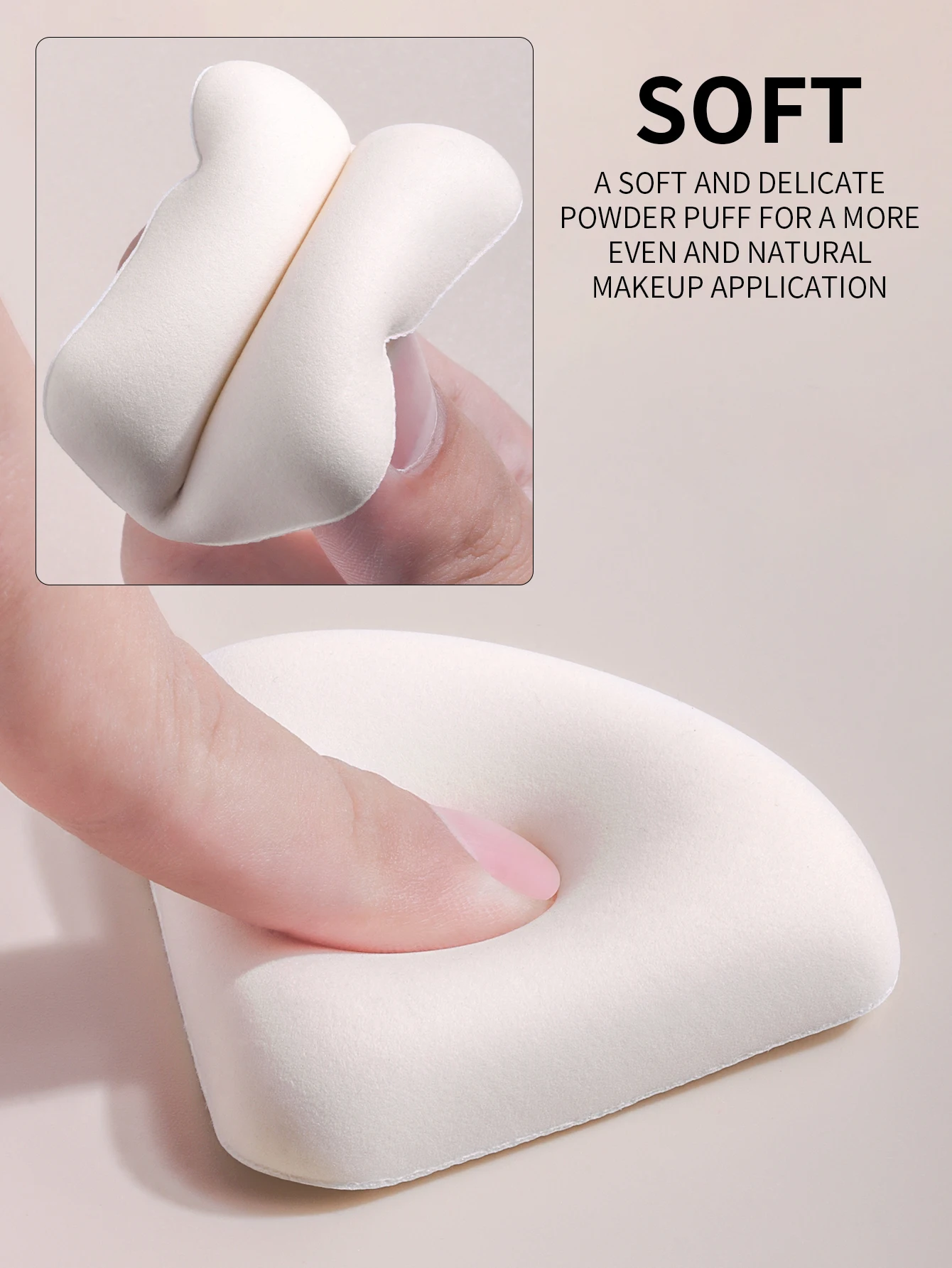 Redondo, quadrado, triangular pó seco e molhado base líquida beleza maquiagem ovo algodão doce almofada de ar esponja de maquiagem