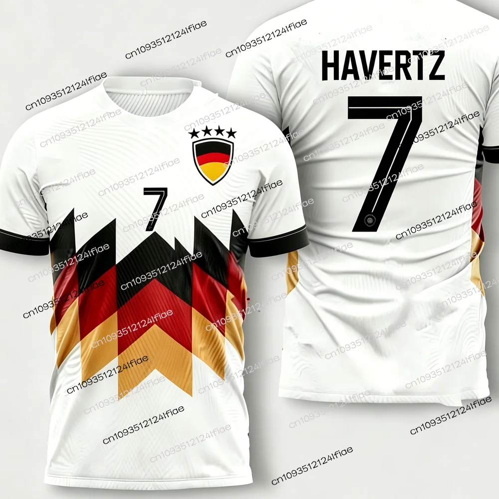 2026 New Germany Traditional Style Football T-Shirt Men's Sports Quick-Drying T-Shirt Football Training Shirt Motorcycle T-Shirt