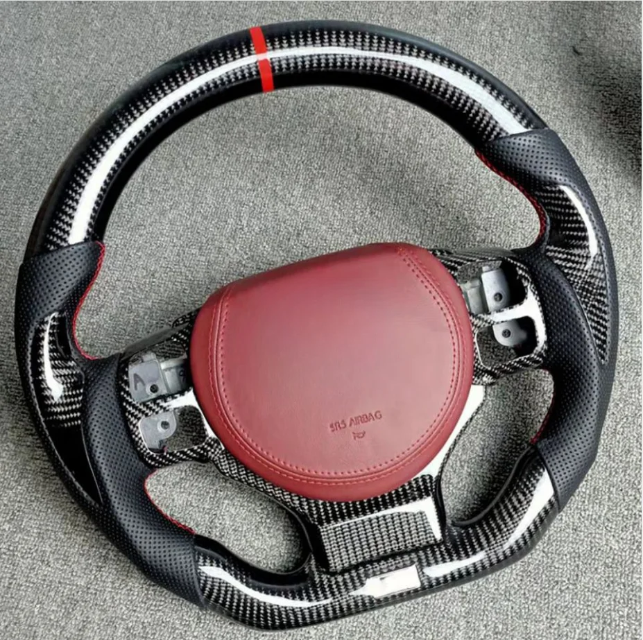 Jdm racing steering wheel Carbon fiber steering wheel modified is/GSF/RX for Lexus CT/ES200/NX gx460 steering wheel