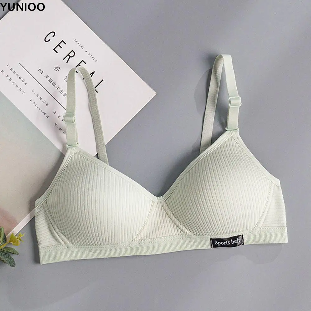 

Thin Seamless Push Up Triangle Cup Women Crop Top Fitness Yoga Top Deep V Bralettes Sports Bra