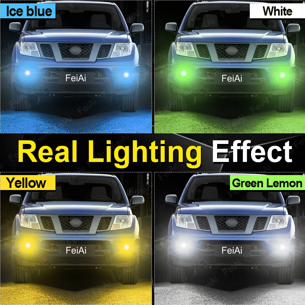 LED Fog Lights For Nissan Frontier Front Fog Light Bulb 2005-2020 Frontier Tuning Accessories 2012 2013 2014 2015 2016 2017 2018