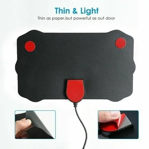 هوائي تلفزيون رقمي عالي الدقة عالي الدقة بدقة 4K DTV صندوق الاتحاد الأوروبي قابس 5000 ميل داخلي نشط معزز عالي الدقة تصميم مسطح أعلى 8 مبيعات IPTV في البرازيل - رقم 8