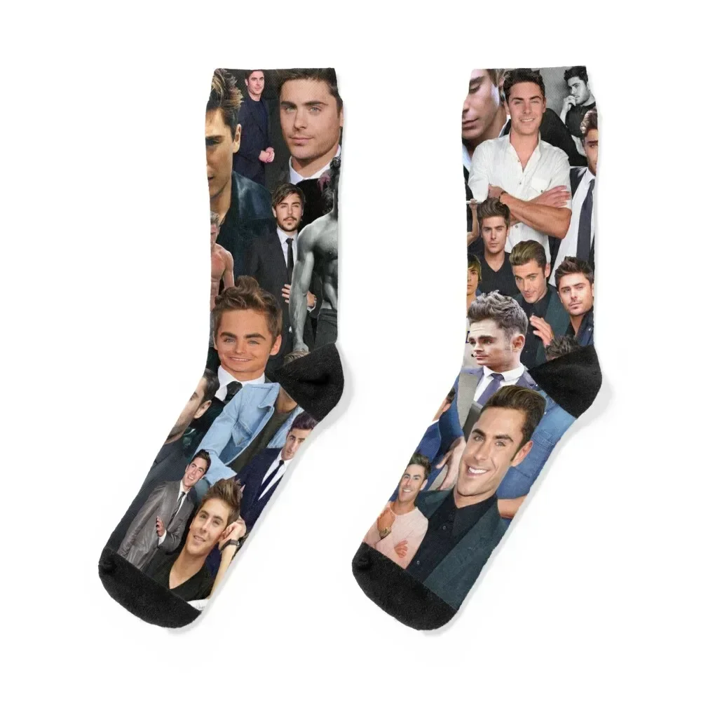 

Zac Efron Socks Stockings Running japanese fashion Climbing Socks Men Women's