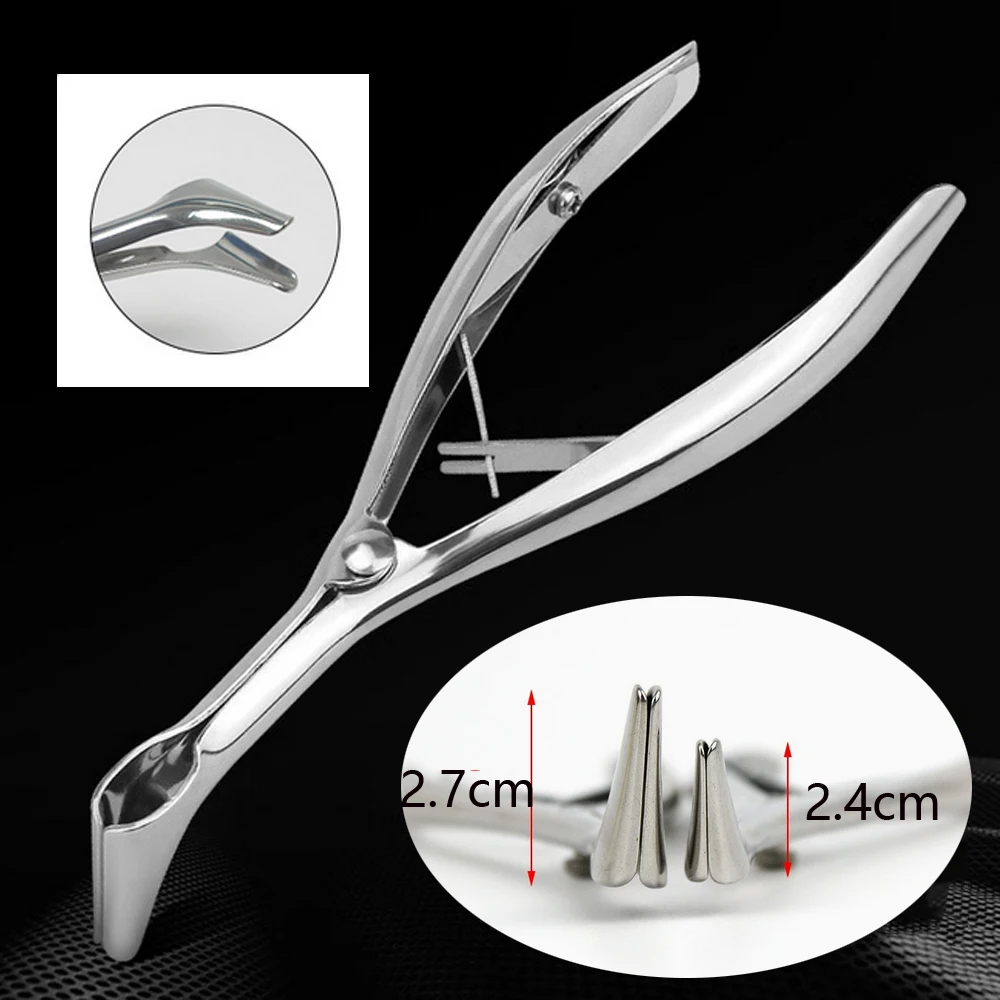 

2-10pcs Nasal Dilator Speculum Nostril Nose Dilator Stainless Steel Ear Canal Dilator Nose Mirror for Adult/kids