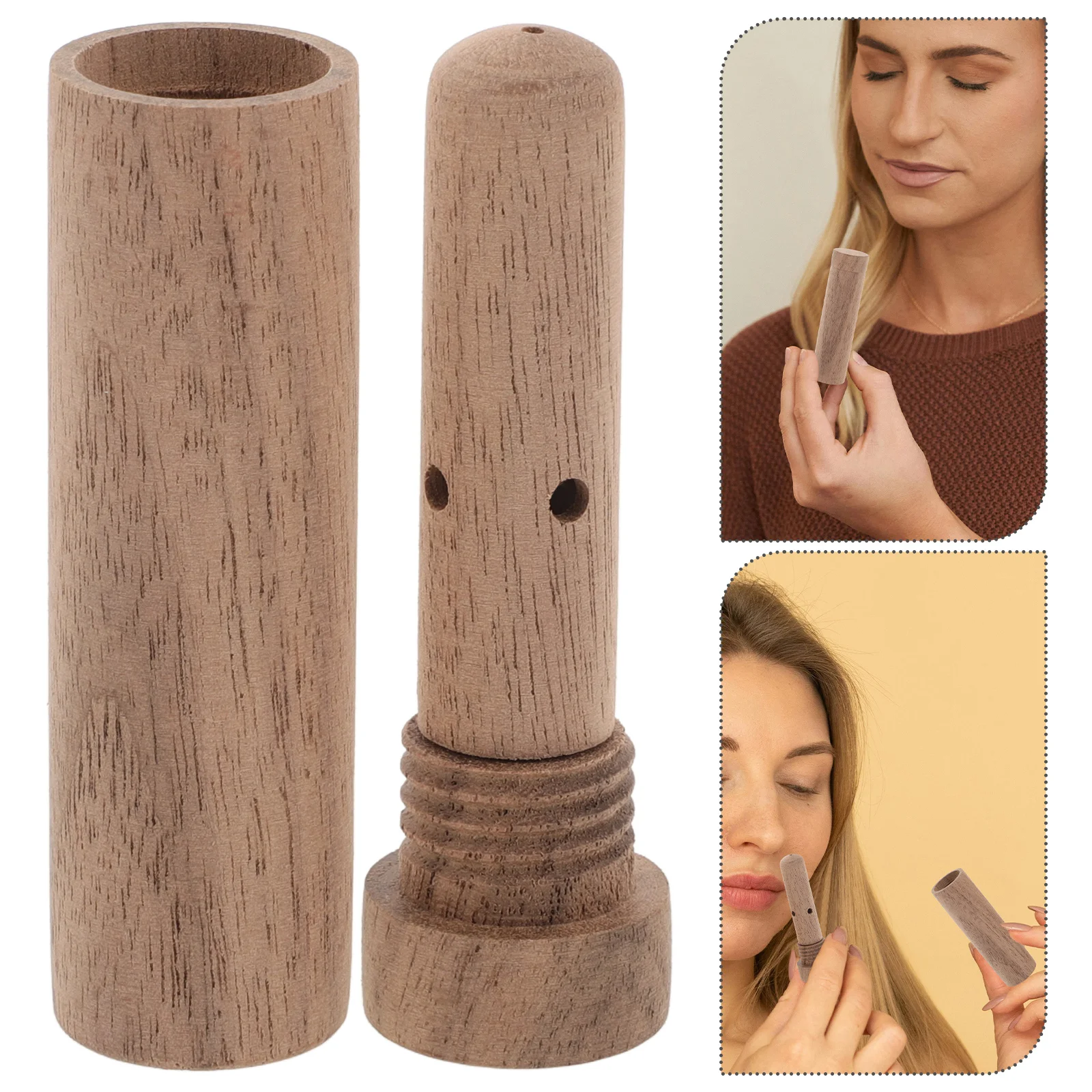 Nasal Aromatherapy Stick Inhalers Wood Inhaling Tube Empty Essential Oil Scent Incense Sticks