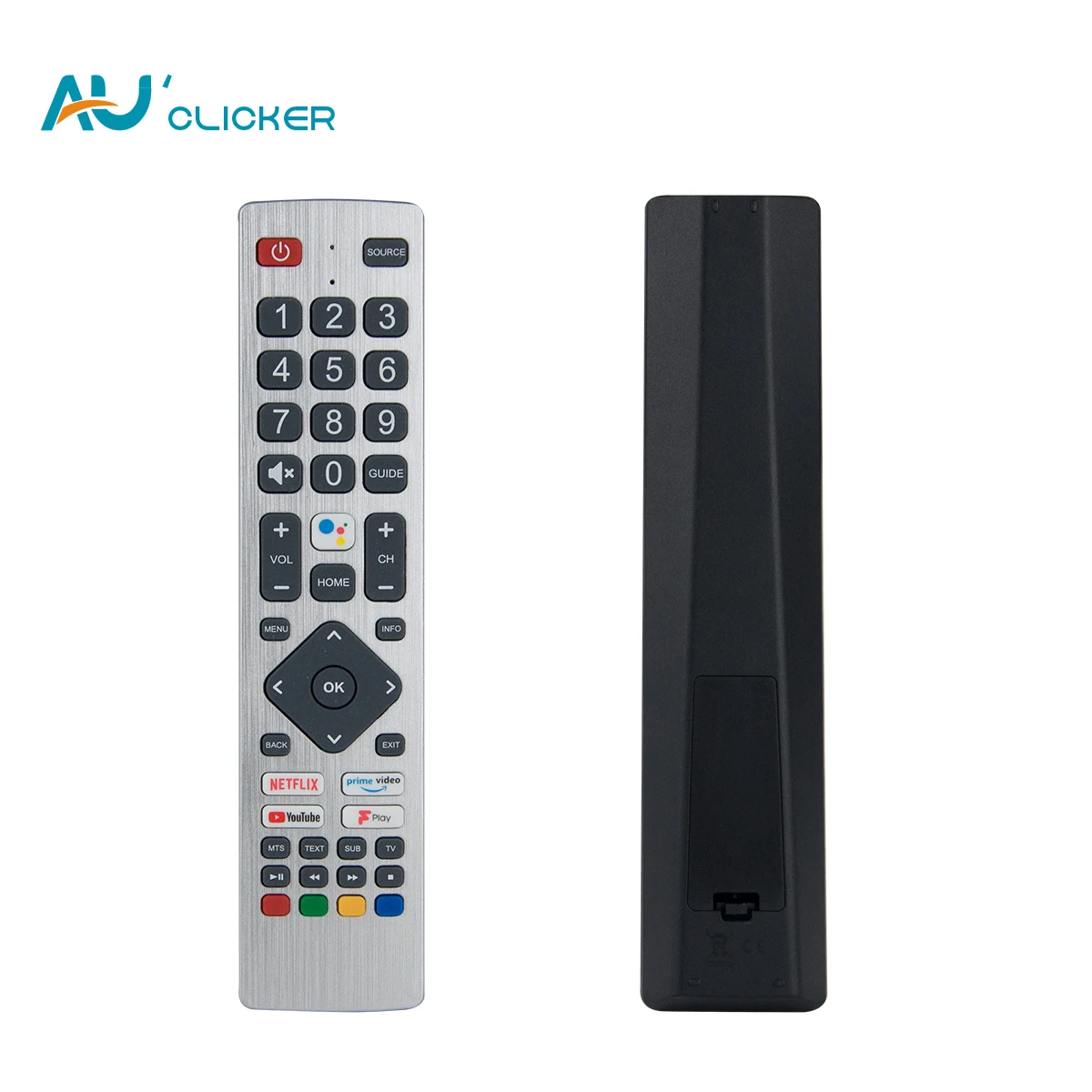 Voice TV Remote Control For Sharp AQUOS SHW/RMC/0134 Netflix Prime YouTube F-Play Smart TV with Voice Funtion