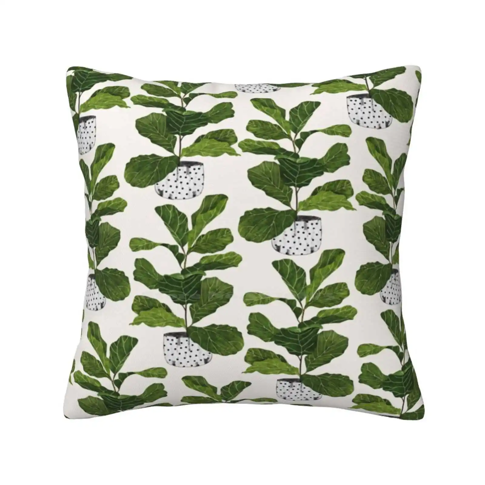 Fiddle Leaf Fig Tree Interior Plant Pillows Case Bedroom Home Decoration Fiddle Leaf Fig Tree Nature Leaves Ficus Monstera Pot