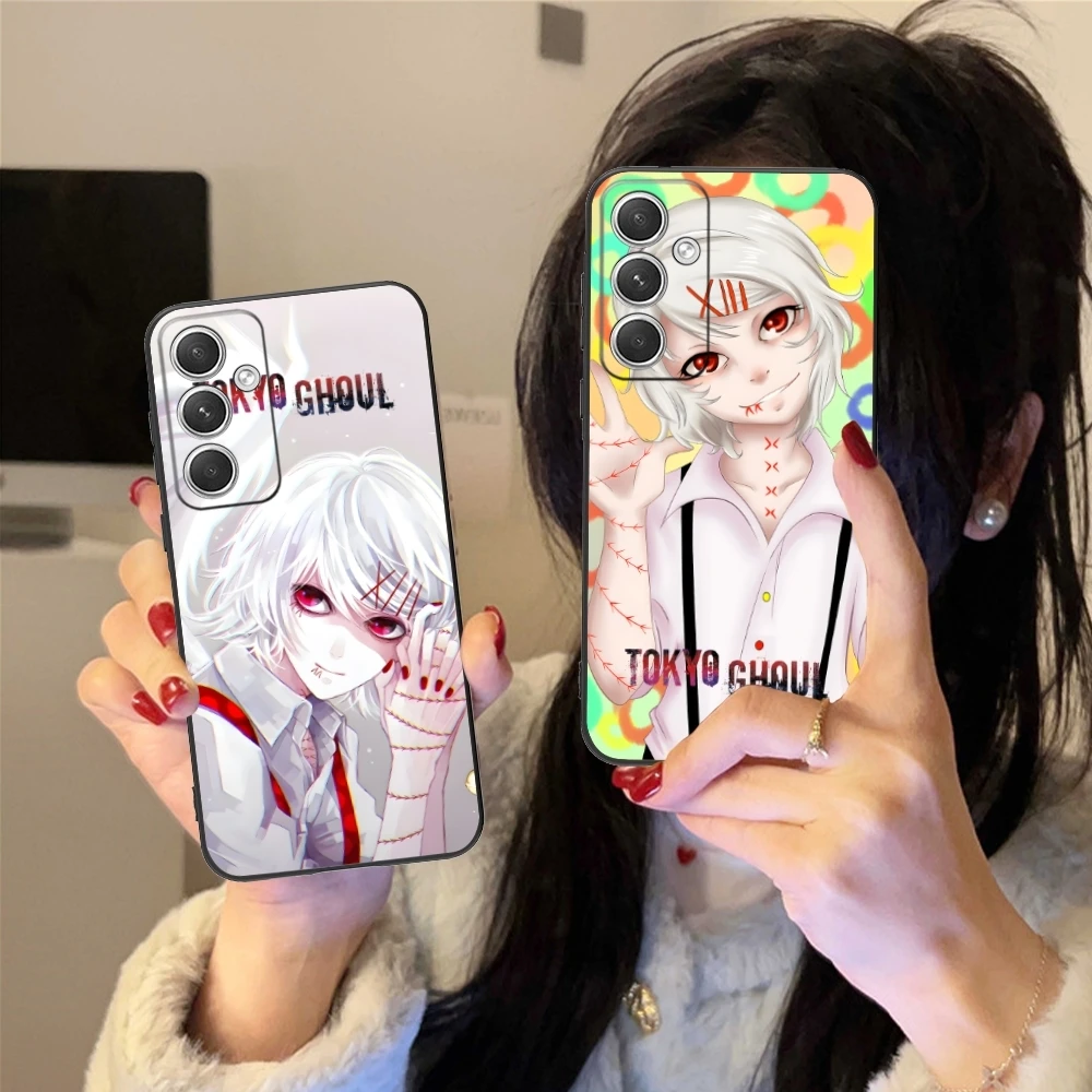 Tokyo Ghoul Juuzou Suzuya Mobile Phone Case for Samsung Galaxy S24 S23 S22 S21 S20 S10 S9 Plus FE Ultra Lite Black Cover Shell