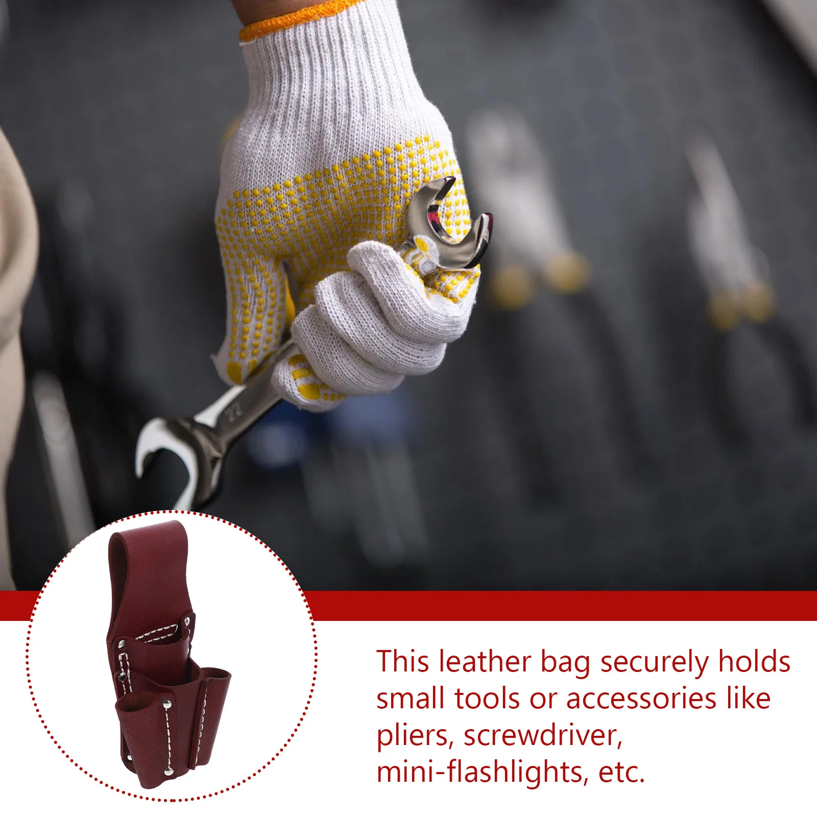 

Bag Durable Repairing Tool Pouch With Multiple Pockets, Waterproof Waist Storage For Garden Construction