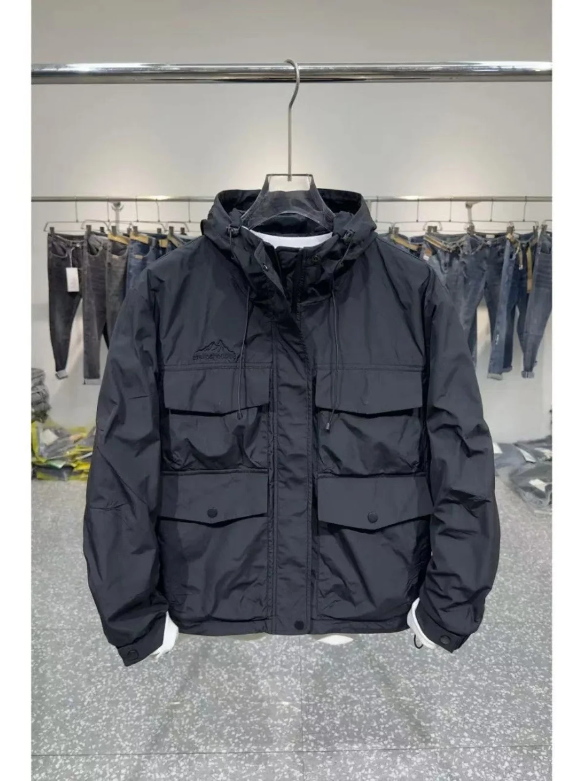 

Мужская куртка-худи Haome, новинка весны 2024, универсальная, повседневная, простая, стильная, с длинным рукавом