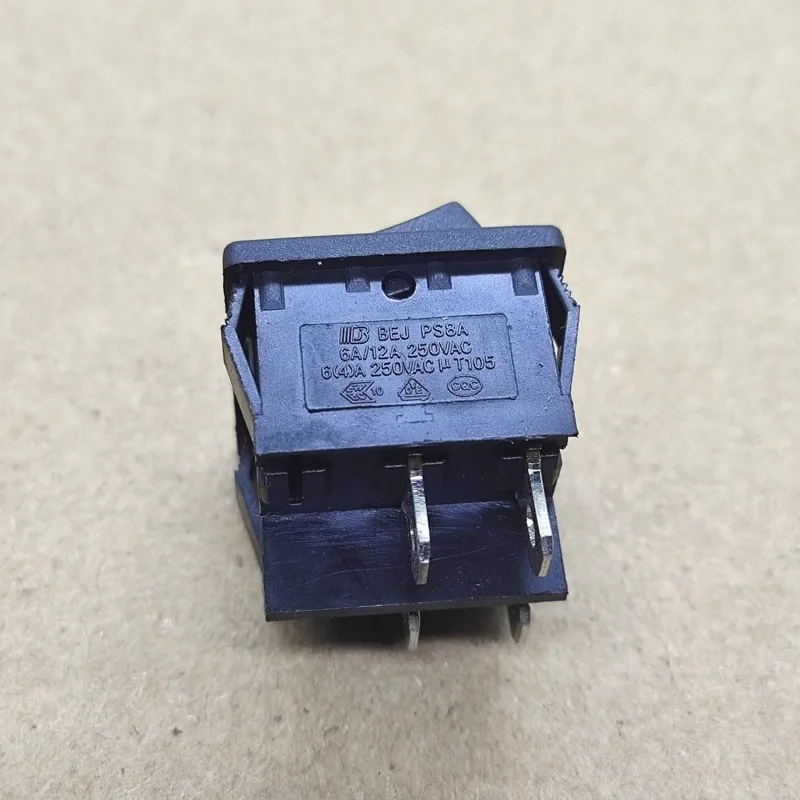 1~5pcs/lot PS8A boat-shaped switch 24*21MM 4-pin 2-position lift plate power button 12A 250VAC