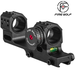 Tactical Hunting Riflescope Mounts With Angle Indicator Bubble Level 25.4mm/30mm Scope Aluminium Alloy Mount Rings