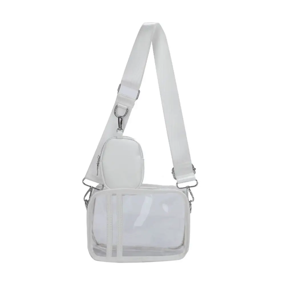 

Women PVC Transparent Jelly Phone Bags Shoulder Bag Crossbody Bags Handbag