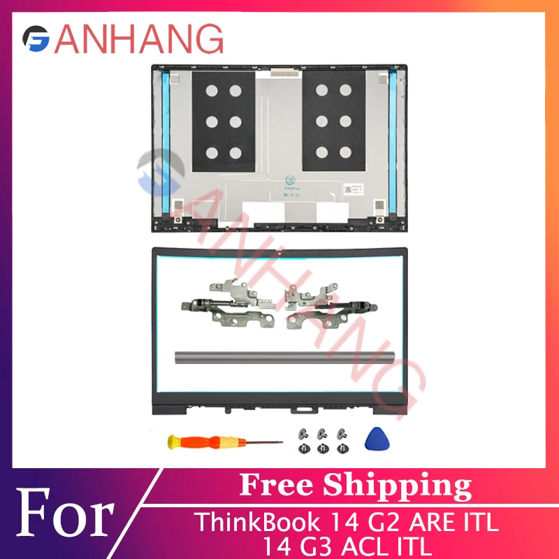 

For ThinkBook 14 G2 ITL ARE 14 G3 ACL ITL Original Laptop Case LCD Back Cover/Front Bezel/Palmrest/Bottom Case/Hinges