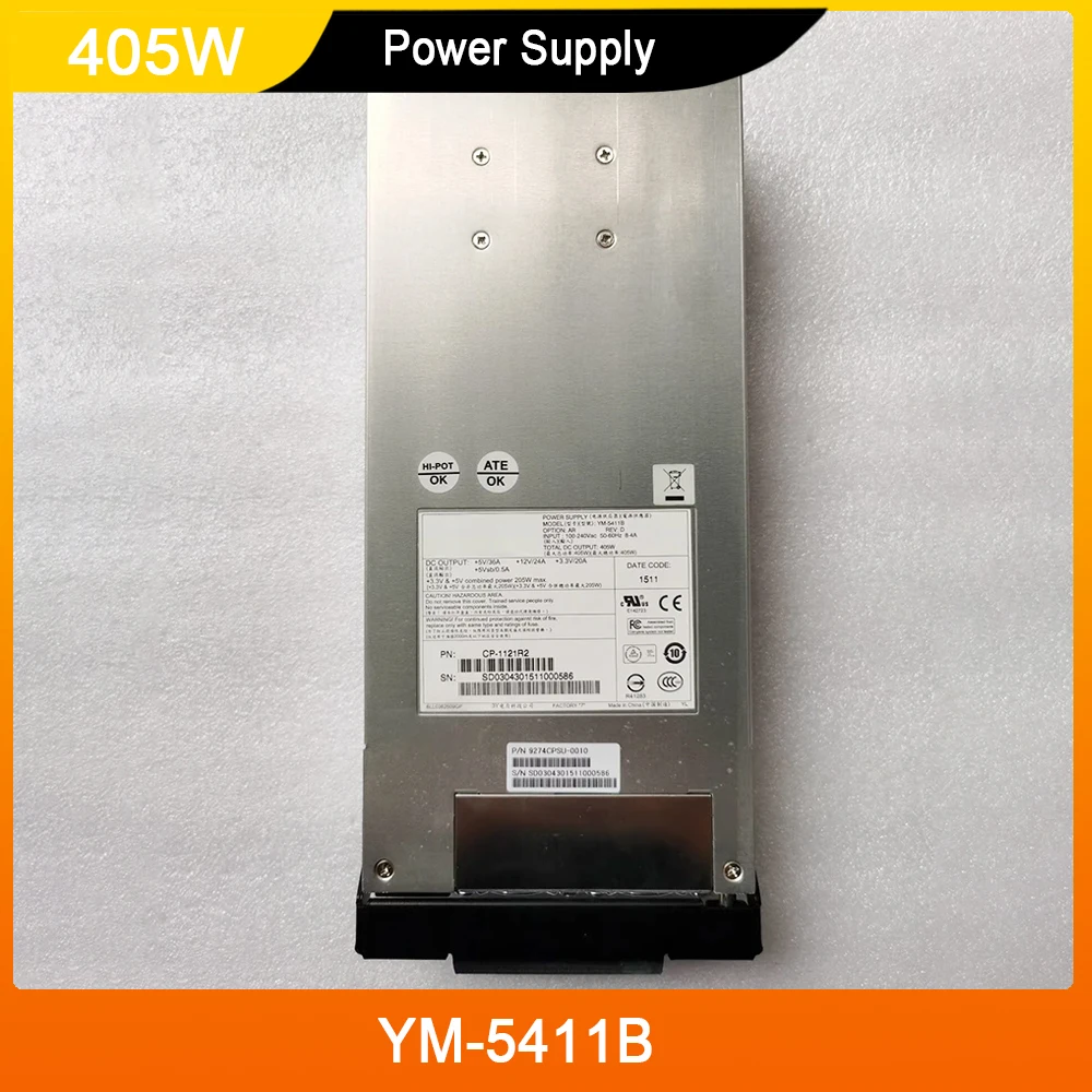 405W PSU Server Redundant Power Supply Module CP-1121R2 YM-5411B