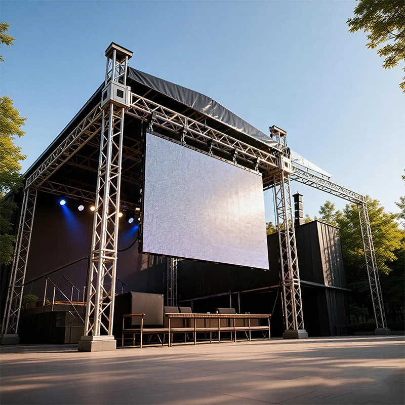Outdoor P2.976 8pcs of 500x1000mm IP65 High Beightness Waterproof  Full Color Led Screen Cabinet RGB led Panel For Video Wall
