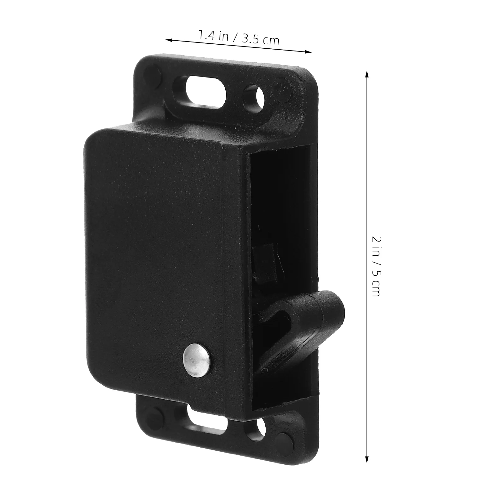 

1 Set Side Mounted Rv Cabinet Latch Drawer Grabber Push To Open Catch For Camper Kitchen Bathroom Durable Abs Material