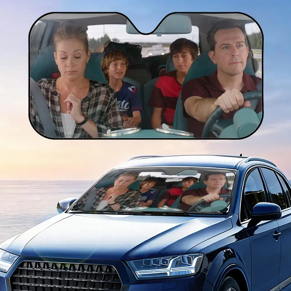 

V-Vacation Movie Sun Visor Foldable Car Windshield Sun Shade UV Protection Reflective Heat Insulation Reusable Cover