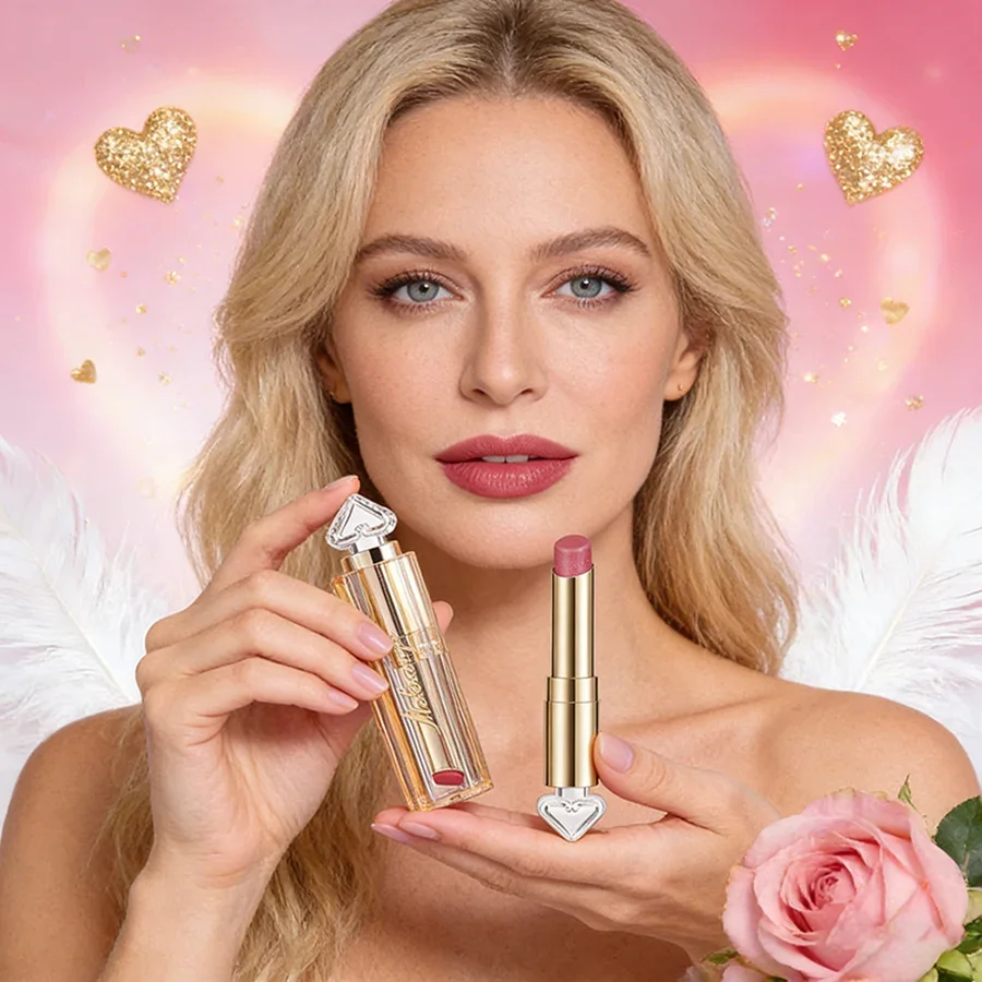 Matte Velvet Lipstick Waterproof Long-Lasting Smudge & Transfer Proof Gloss for Daily & Party Makeup Ideal Valentine's Day Gift