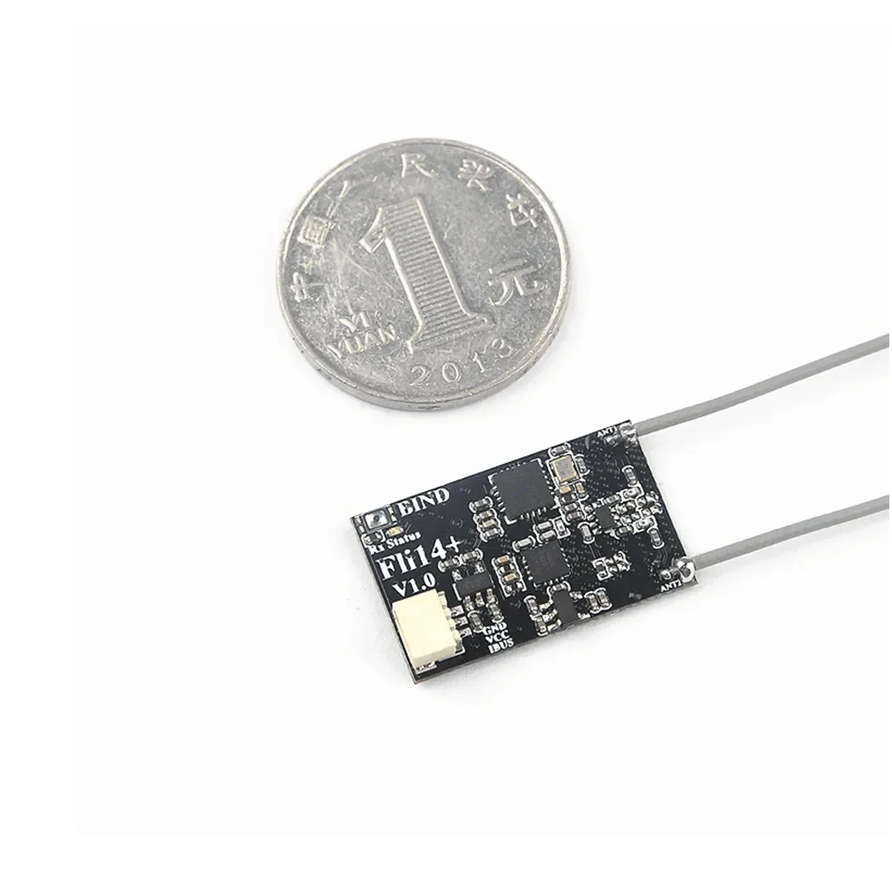 HappyModel Fli14+ 2.4G 14-канальный мини-приемник FLYSKY AFHDS 2A IBUS RSSI