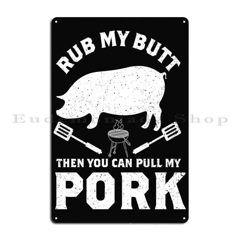 Bbq Grill Smoker Meat Metal Plaque Poster Mural Living Room Mural Designs Wall Mural Tin Sign Poster