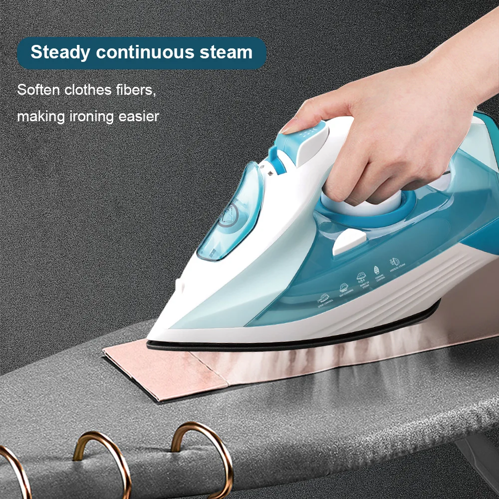 

2600w 35g/min Adjustable Burst Steam Latest Design Mini Steam Travel Hand-held Iron With Ceramic Electric Heating Plate
