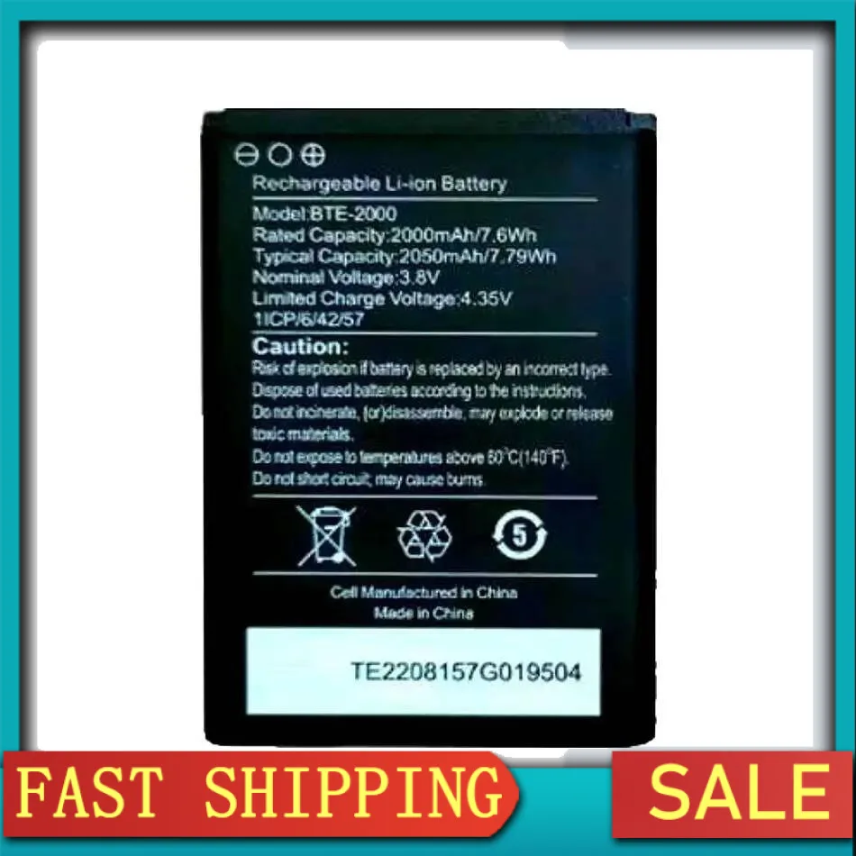 

Mobile Phone Battery 2050Mah For Caterpillar Cat S22 Flip High Capacity Bte-2000
