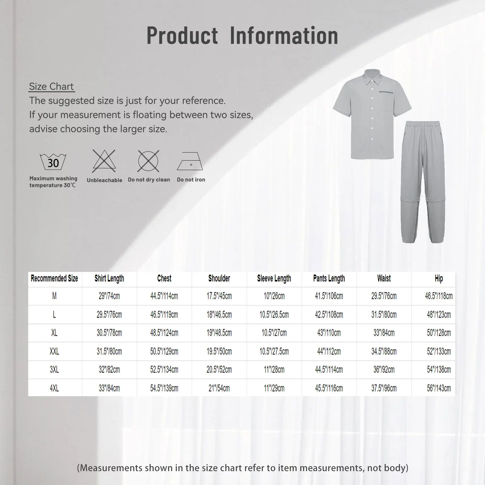 

Мужской адаптивный комплект одежды для восстановления после операции на ноге: рубашка с коротким рукавом на пуговицах, брюки-джоггеры на молнии с отстегивающимися штанинами