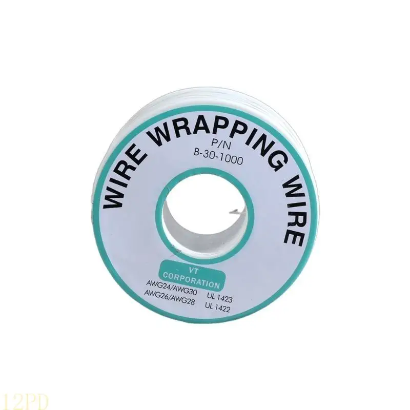 12PD 30AWG Wire Wrap Cable 250m Notebook Motherboards Wire Soldering Wire for Professional PCB Soldering & DIY Enthusiasts