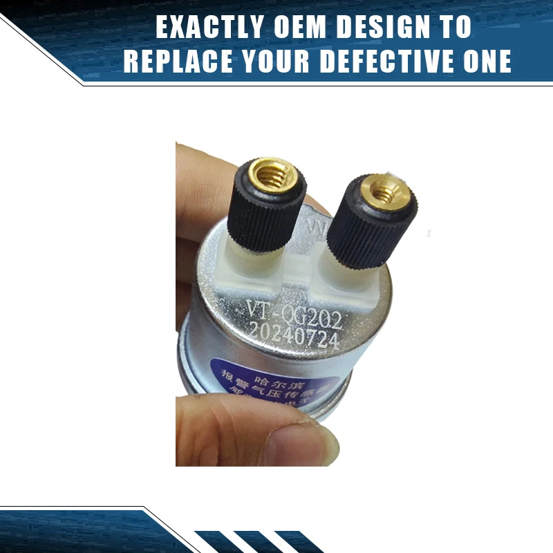 NEW Alarm Air Pressure Sensor VT-QG202 for Yutong, King Long/Ankai/Zhongtong, Haige Bus Parts