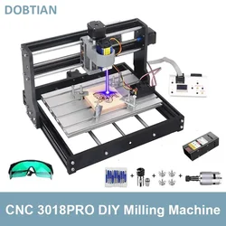 Mini fresadora CNC, 3018, atualização, GRBL 1.1, ER11, controlador de 3 eixos, offline para gravação em madeira