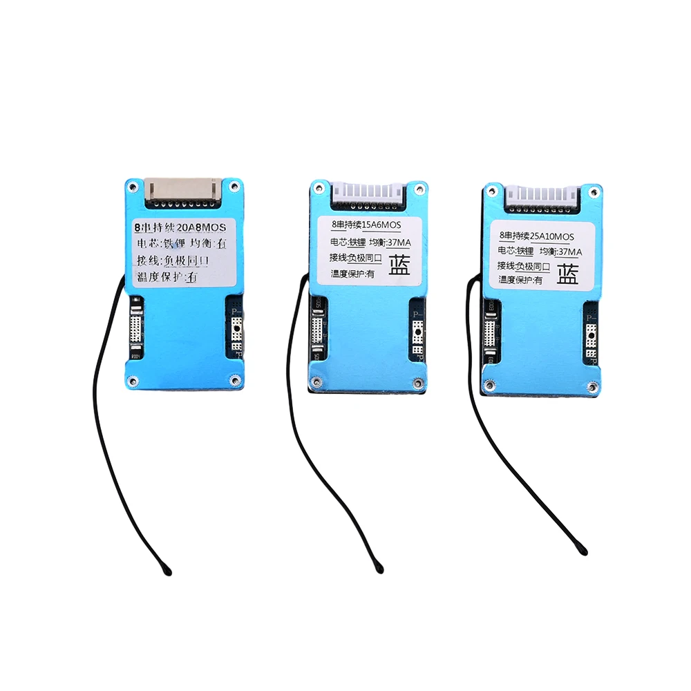 BMS 8S 24V 15A 20A 25A Lithium Battery Balanced Charge Board Equalizer Balance And NTC Temperature Protection Same Port