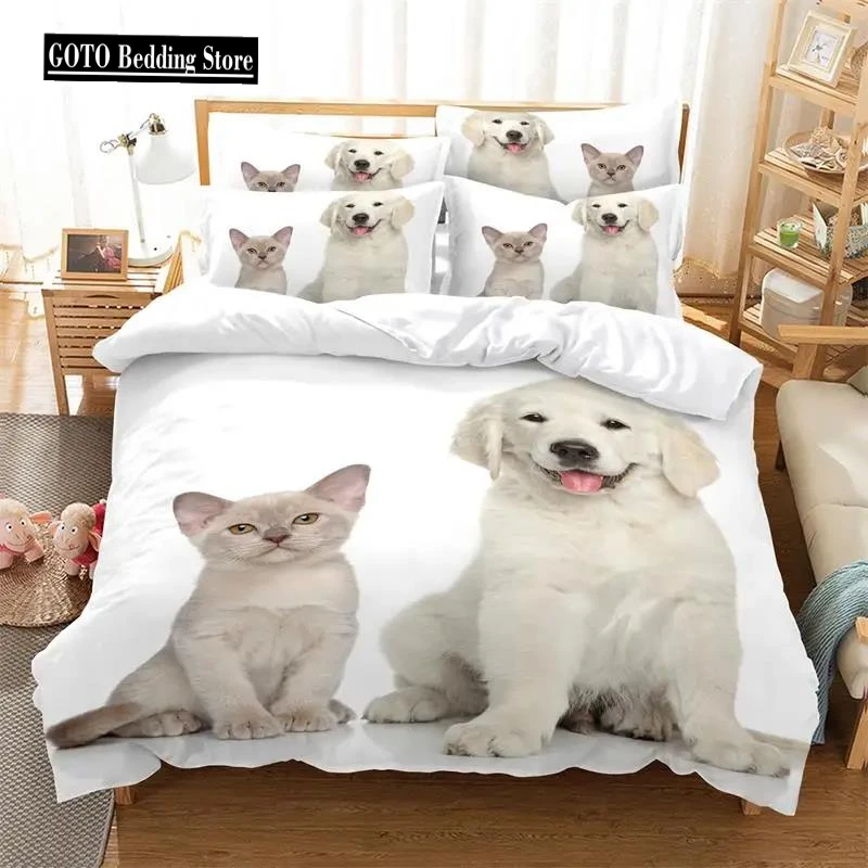 

Beddings Cute Animal Adults Children Winter Duvet Cover Sets Kid,twin Full Queen King Bedroom Set Home Cover Sets for Beds Hot