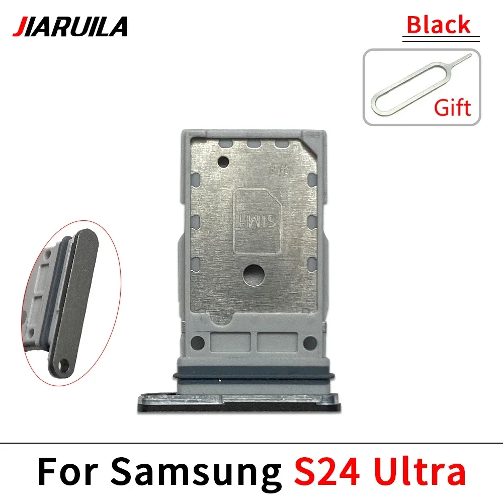 New SIM Card SD Card Tray chip slot drawer Holder For Samsung S24 Plus Ultra S23 Fe