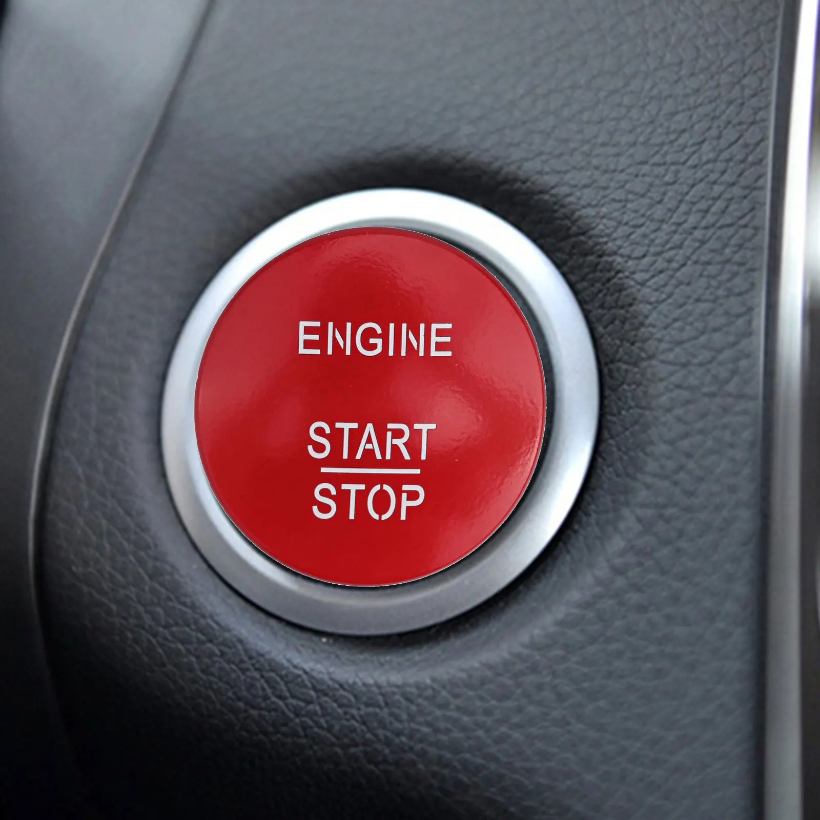 Ignition Switch Red Keyless Push Durability Easy Installation Enhanced Beauty Environmentally Friendly For Car Interior