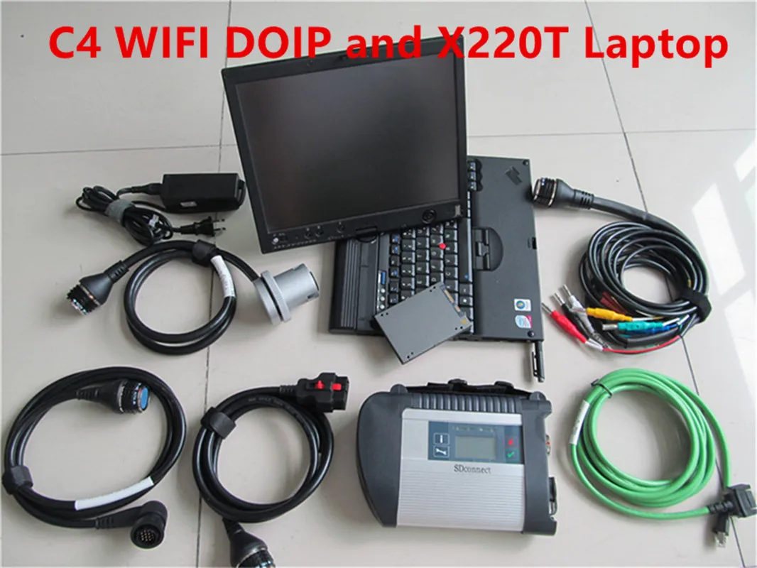 2023.09 MB SD C4 Star Diagnostic Tool DOIP With Super Engineering Software DTS/Vediam Plus X220T Tablet PC