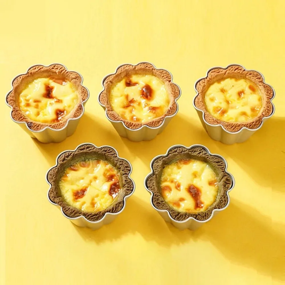 

New Aluminum Alloy Pudding Cup Mold Non-stick Fast Heat-Up Cake Mold Mini Baking Mold Kitchen