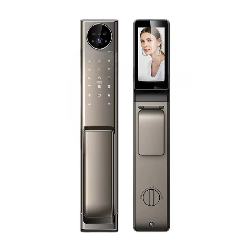 Full-function Intelligent Lock Featuring Vein Recognition,3D Face Recognition and Fingerprint Security Door Lock