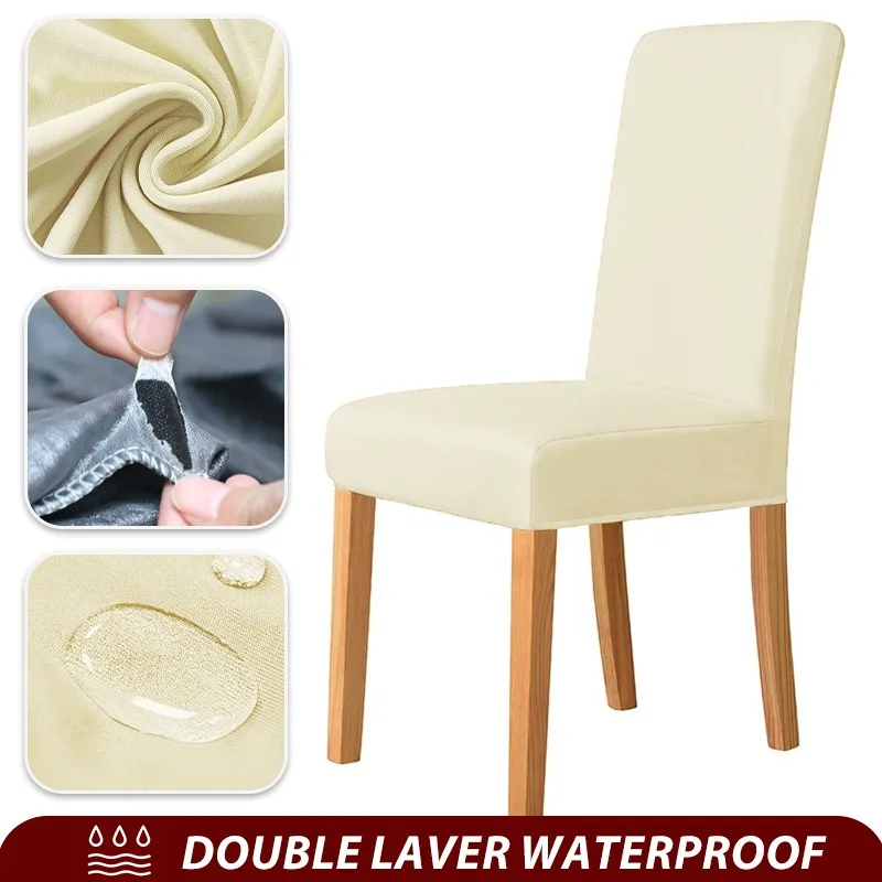 Protecting Furniture Chair Cover Stretch Removable Washable Slipcover Dining Chair Elastic Cover Chair Protector For Home Decor