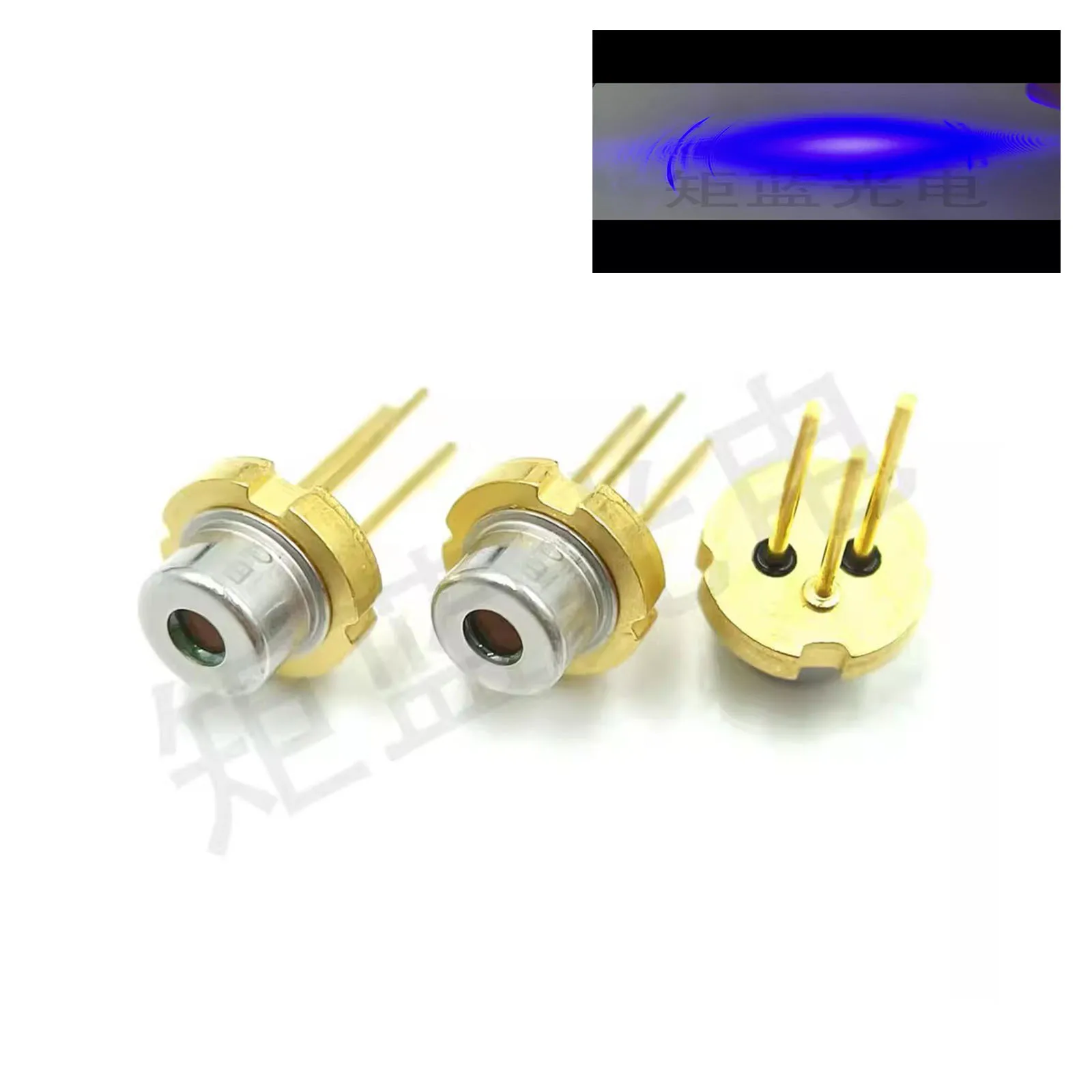 3PCS New Sharp 5.6mm GH04550A2G 450nm 50mW Single-Mode Blue Laser Diode