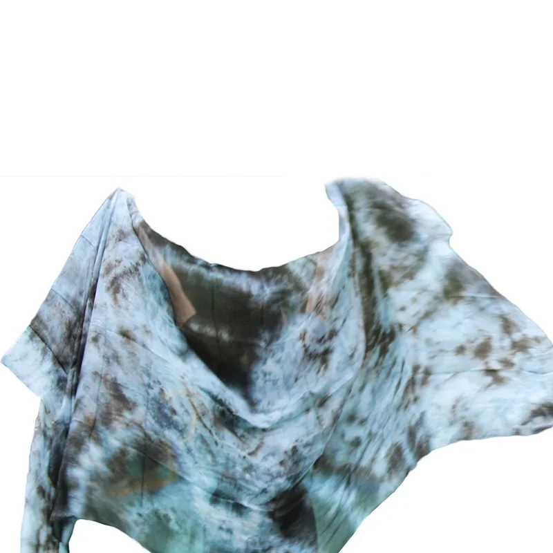 Handmade 100% Silk Belly Dance Veils | Gradient Color Customization Jazz Stage & Dance Wear Novelty & Special Use
