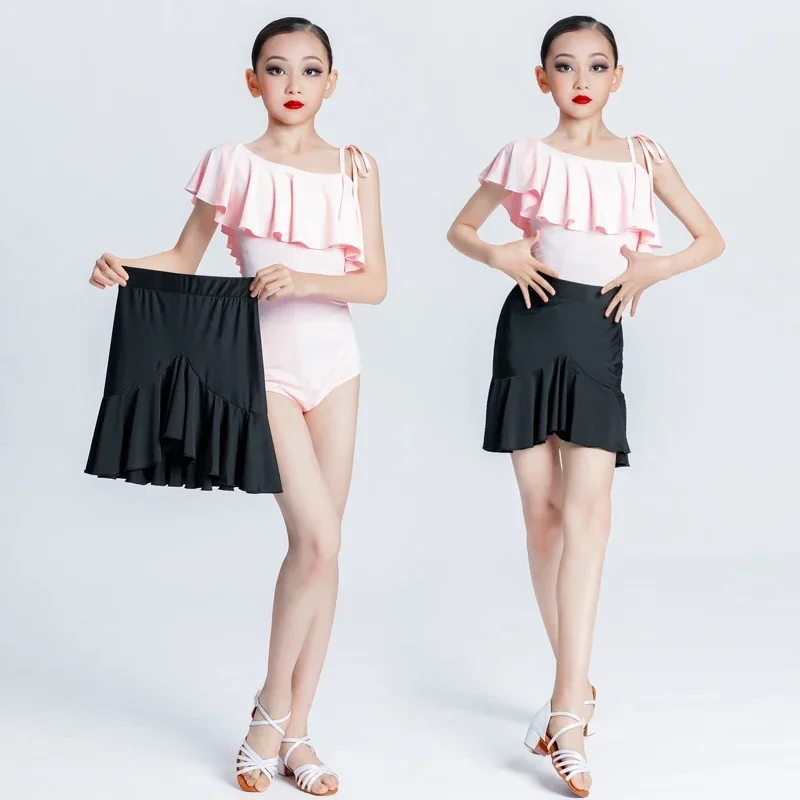 Girl Latin Dance Dress Samba Skirt Tango Competition Clothes Kids Modern Ballroom Dance Wear Salsa Tango Rumba Samba Costume