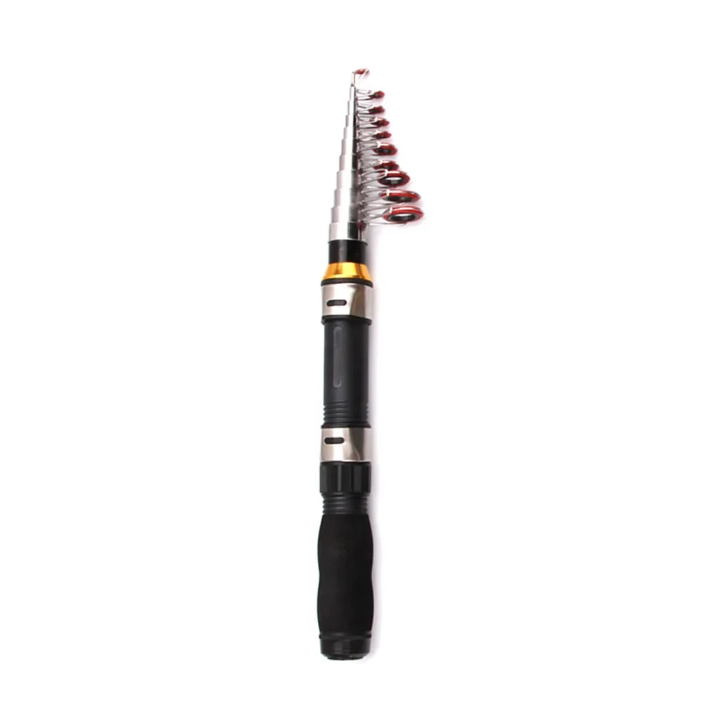 NEW Telescopic Fishing Rod Spinning Fly Carp Feeder Fiber Pesca 2.3M 2.1M 1.5M Mini Travel Rod Reel Seat Portable Ultra Short