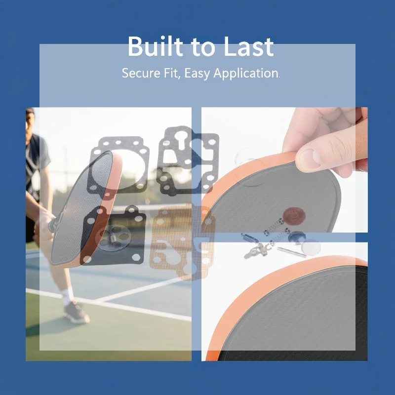 Pickleball Paddle Edge Protective Tape Anti-Collision Scratch Resistant 2 Rolls Pack for Training Racket Daily Care