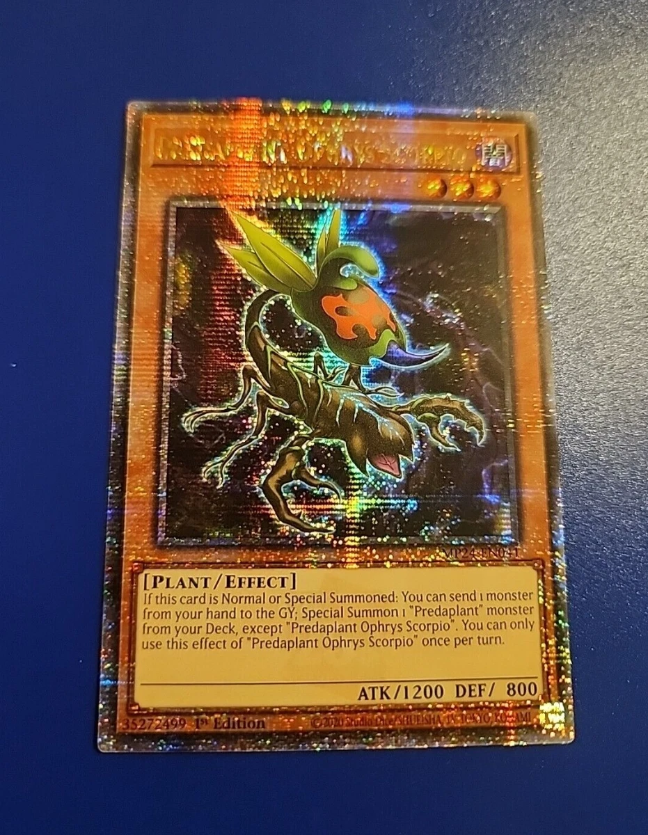 

Yugioh KONAMI TCG MP24-EN041 Predaplant Ophrys Scorpio 25th Quarter Century Secret English 1st Edition Collection Mint Card