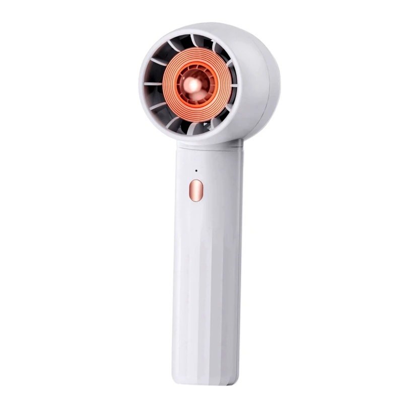 

New-Mini Handheld Fan USB Charging Adjustable Personal Cooling Fan Turbo Portable Bladeless Fan For Travel Home Office