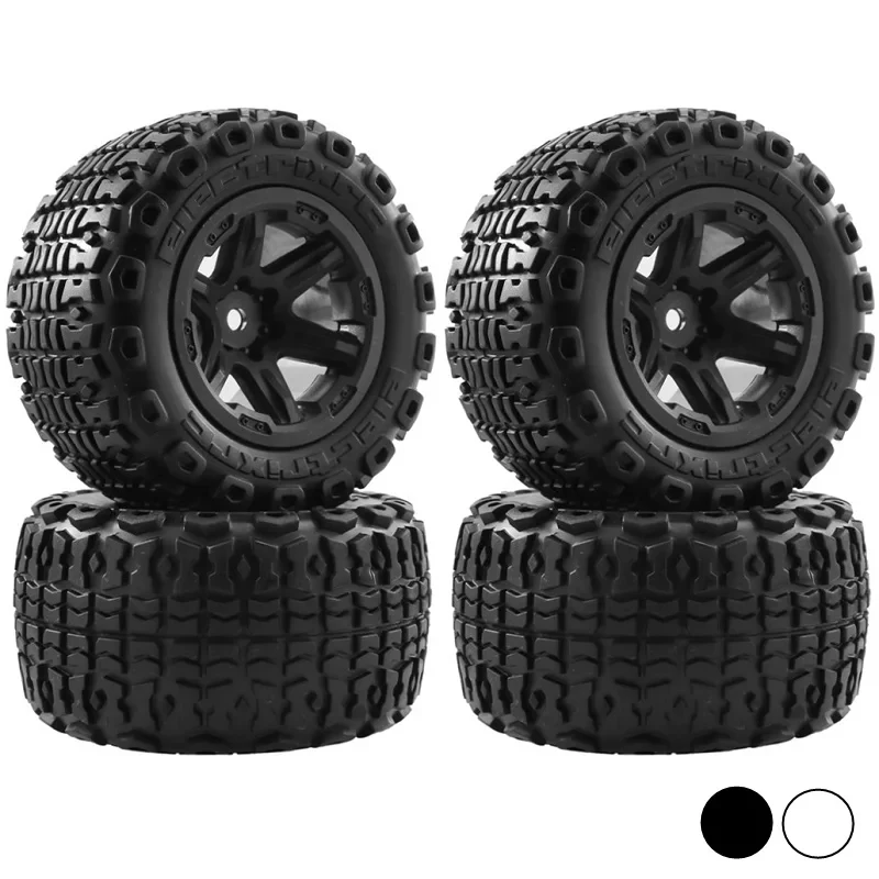 

1/16 MJX Hyper Go H16 16207 16208 16209 16210 4pcs 104mm Rubber Wheel Tire Tyre 12mm Hex 1:16 RC Car Upgrade Parts