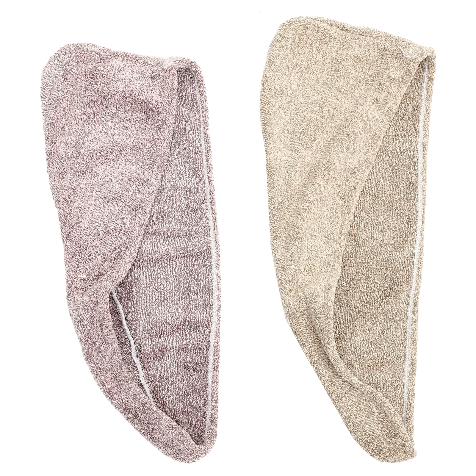 2 قطعة الصوف المرجاني تجفيف الشعر منشفة قبعة لينة ماصة تصميم للنساء جميع أنواع الشعر قبعة الدش قبعات الدش للنساء قابلة لإعادة الاستخدام